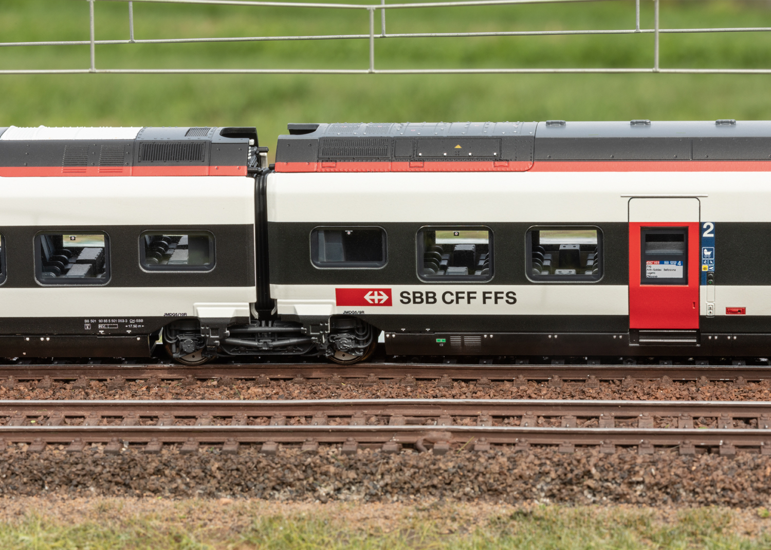 Class RABe 501 Giruno High-Speed Rail Car Train