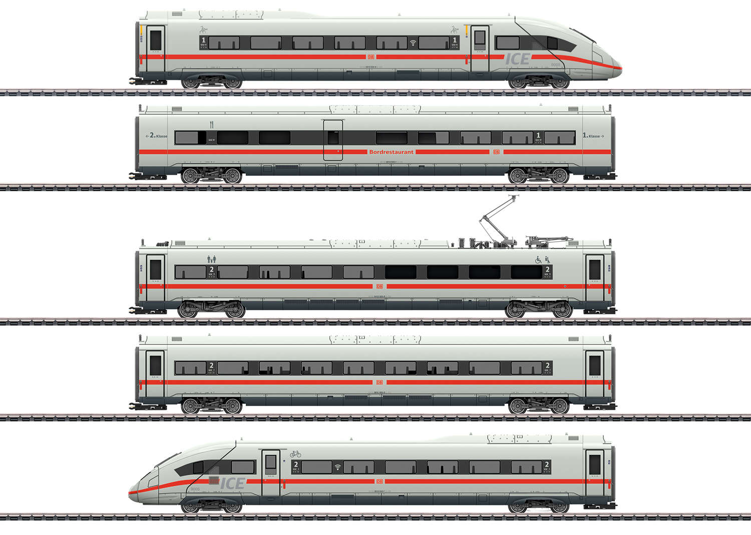 ICE 4 Class 412/812 Powered Railcar Train